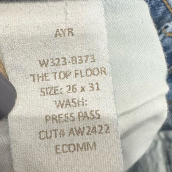 AYR The Top Floor Wide Leg Jeans in Med Wash - Picture 7 of 9